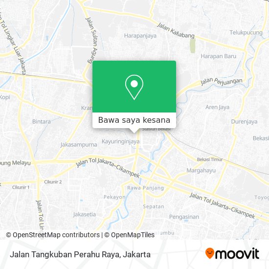 Peta Jalan Tangkuban Perahu Raya