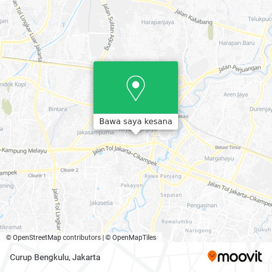 Peta Curup Bengkulu