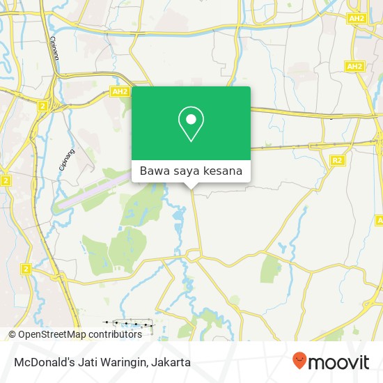 Peta McDonald's Jati Waringin