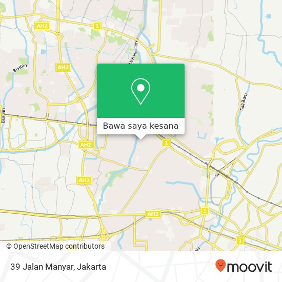 Peta 39 Jalan Manyar