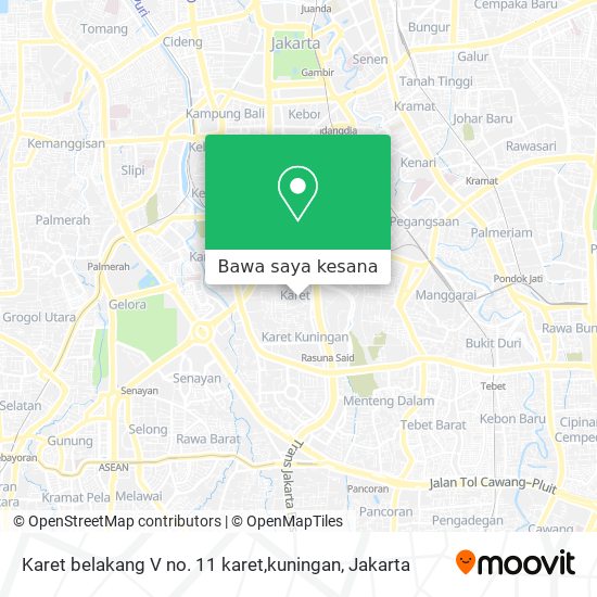 Peta Karet belakang V no. 11 karet,kuningan