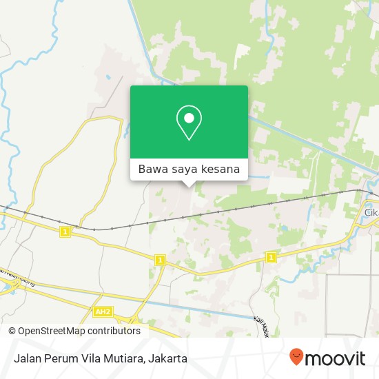 Peta Jalan Perum Vila Mutiara