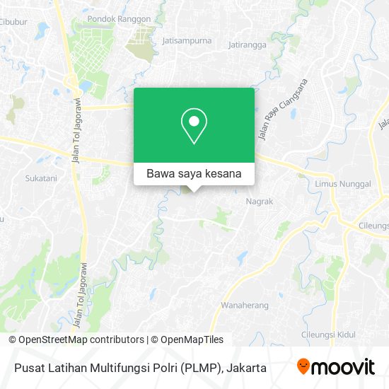 Peta Pusat Latihan Multifungsi Polri (PLMP)