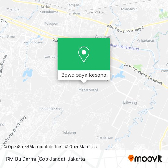 Peta RM Bu Darmi (Sop Janda)
