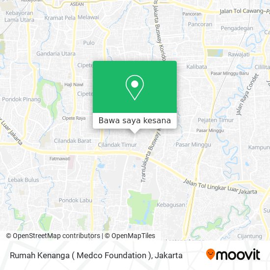 Peta Rumah Kenanga ( Medco Foundation )