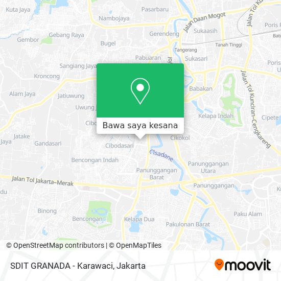 Peta SDIT GRANADA -  Karawaci