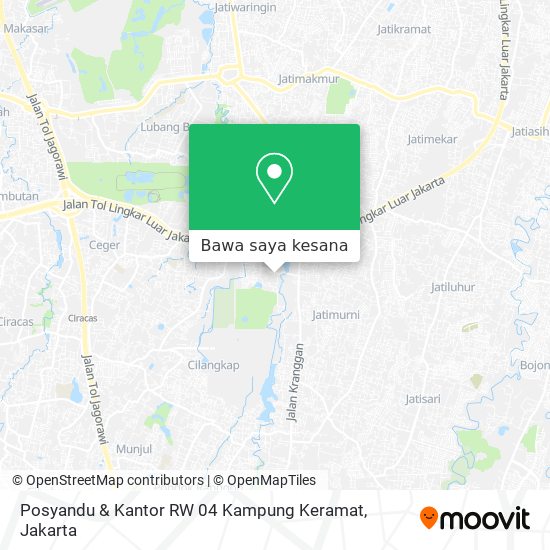 Peta Posyandu & Kantor RW 04 Kampung Keramat
