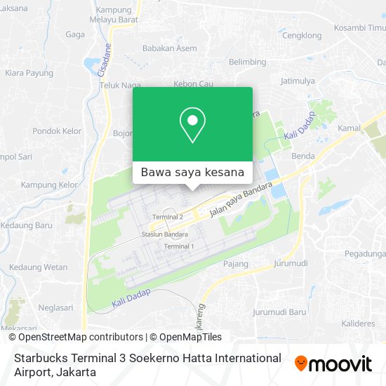 Peta Starbucks Terminal 3 Soekerno Hatta International Airport