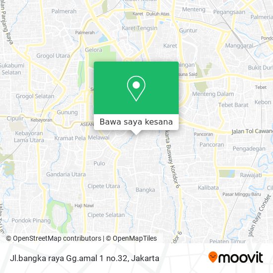 Peta Jl.bangka raya Gg.amal 1 no.32