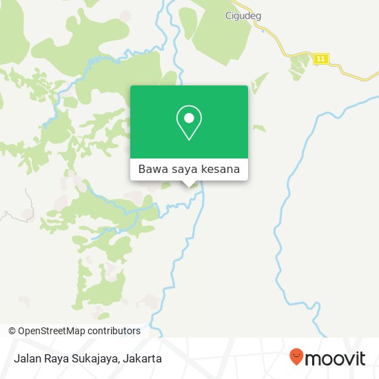 Peta Jalan Raya Sukajaya