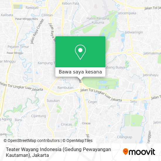 Peta Teater Wayang Indonesia (Gedung Pewayangan Kautaman)