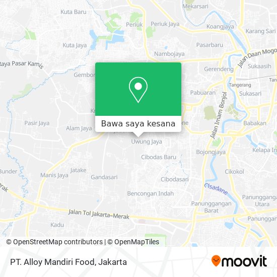 Peta PT. Alloy Mandiri Food