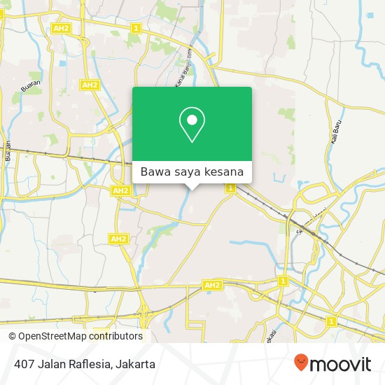 Peta 407 Jalan Raflesia