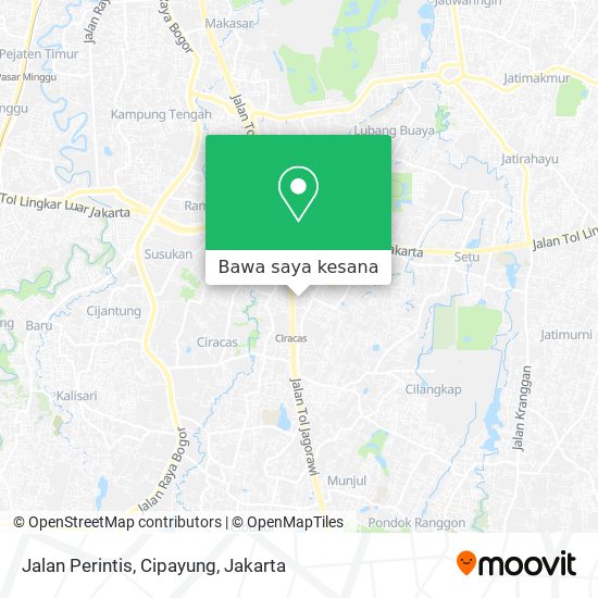 Peta Jalan Perintis, Cipayung