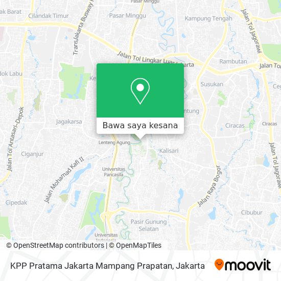 Peta KPP Pratama Jakarta Mampang Prapatan