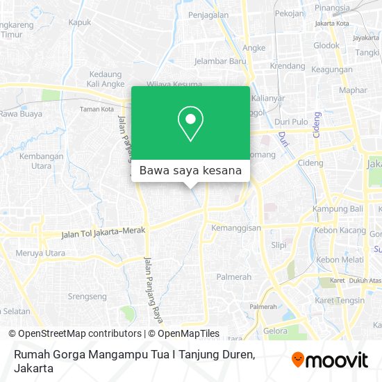 Peta Rumah Gorga Mangampu Tua I Tanjung Duren