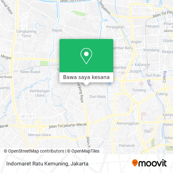 Peta Indomaret Ratu Kemuning