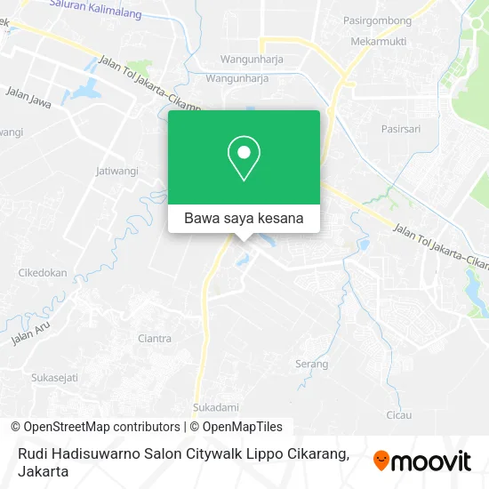 Peta Rudi Hadisuwarno Salon Citywalk Lippo Cikarang