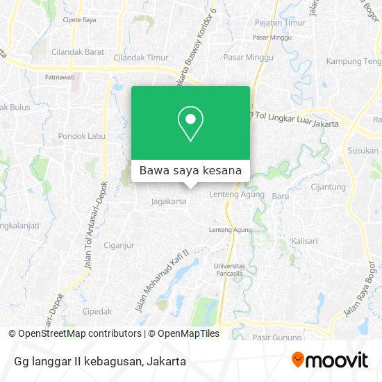 Peta Gg langgar II kebagusan