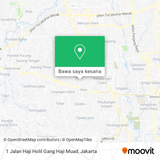 Peta 1 Jalan Haji Holil Gang Haji Muad