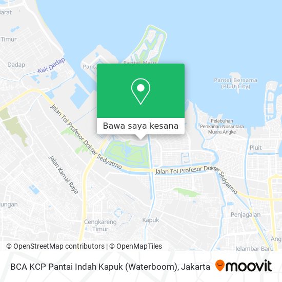 Peta BCA KCP Pantai Indah Kapuk (Waterboom)