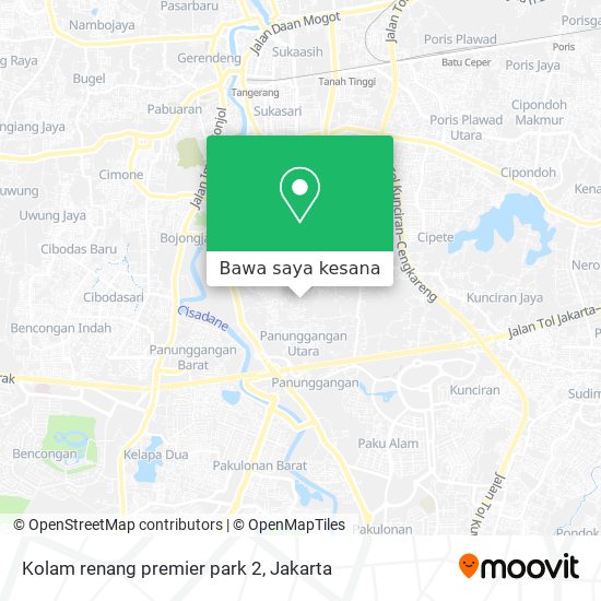 Peta Kolam renang premier park 2