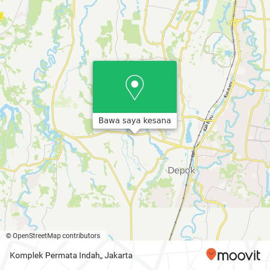 Peta Komplek Permata Indah,