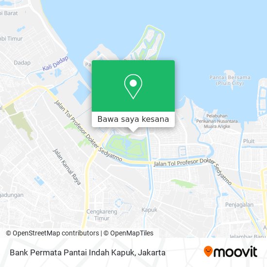 Peta Bank Permata Pantai Indah Kapuk