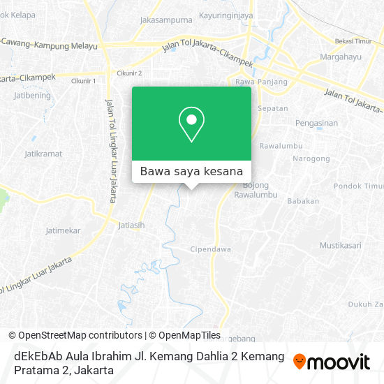 Peta dEkEbAb Aula Ibrahim Jl. Kemang Dahlia 2  Kemang Pratama 2