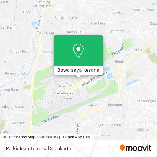 Peta Parkir Inap Terminal 3
