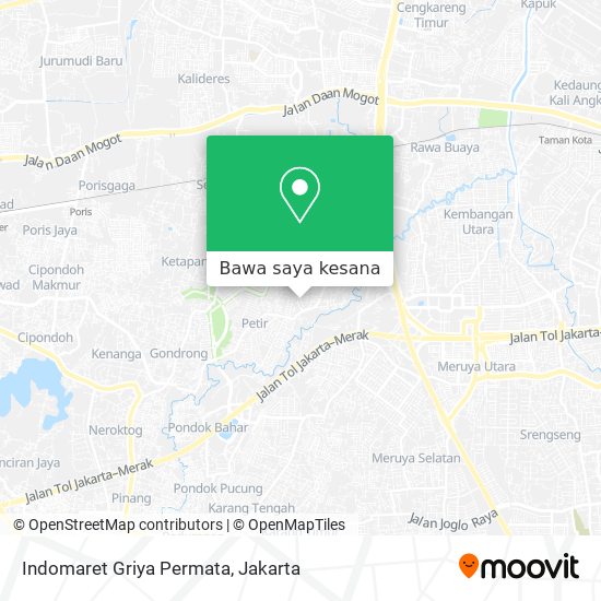 Peta Indomaret Griya Permata