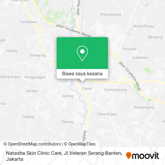 Peta Natasha Skin Clinic Care, Jl.Veteran Serang-Banten