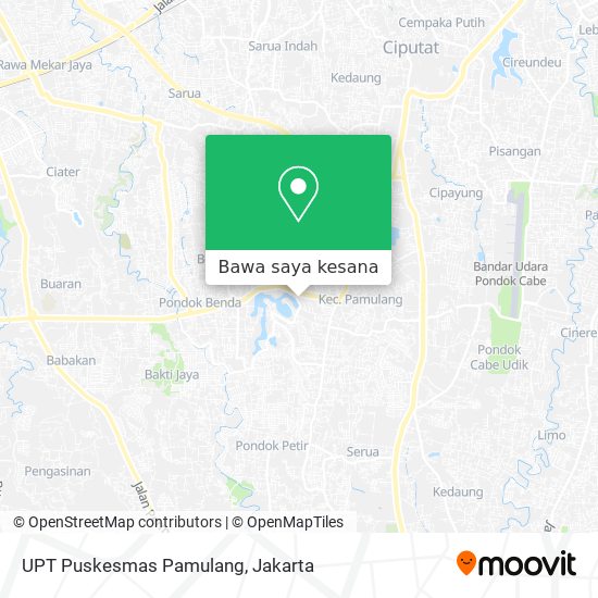 Peta UPT Puskesmas Pamulang