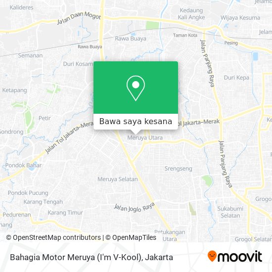 Peta Bahagia Motor Meruya (I'm V-Kool)