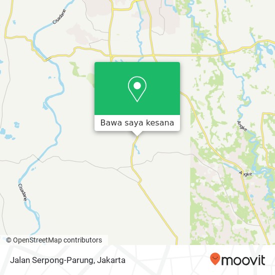 Peta Jalan Serpong-Parung