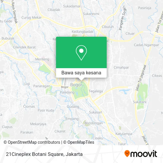Peta 21Cineplex Botani Square