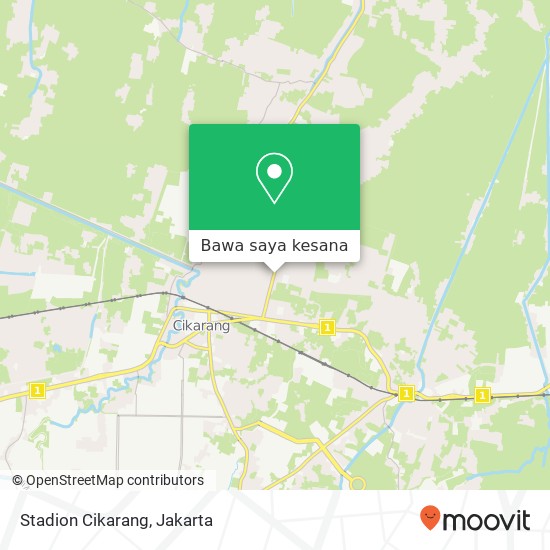 Peta Stadion Cikarang