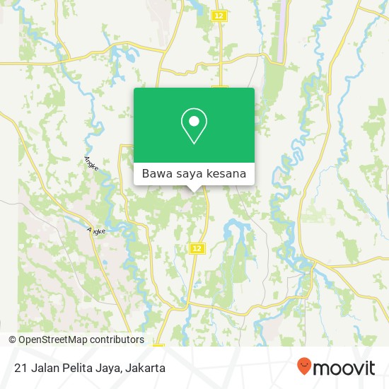 Peta 21 Jalan Pelita Jaya