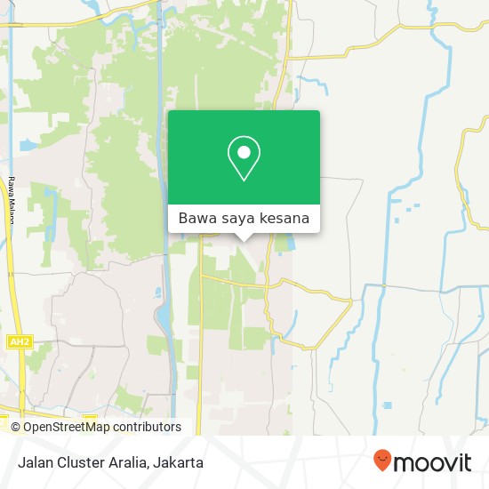 Peta Jalan Cluster Aralia