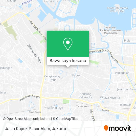Peta Jalan Kapuk Pasar Alam
