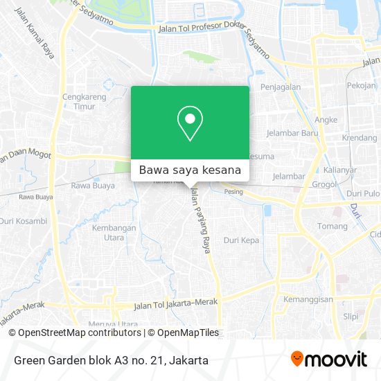 Peta Green Garden blok A3 no. 21