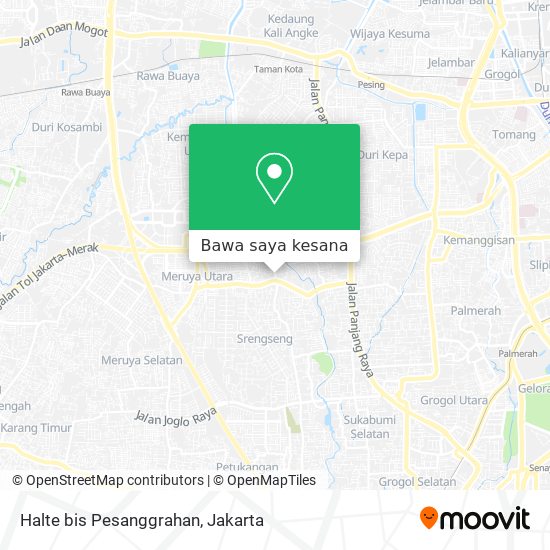 Peta Halte bis Pesanggrahan