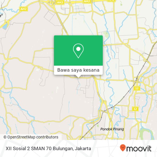 Peta XII Sosial 2 SMAN 70 Bulungan