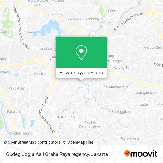 Peta Gudeg Jogja Asli Graha Raya regency