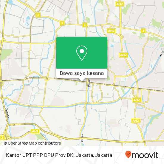 Peta Kantor UPT PPP DPU Prov DKI Jakarta