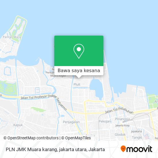 Peta PLN JMK Muara karang, jakarta utara