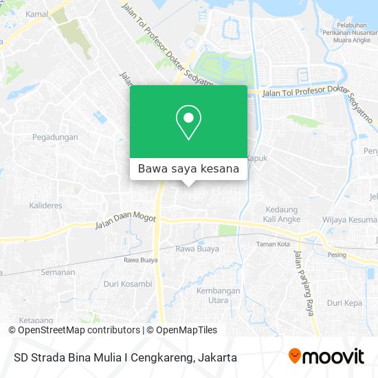 Peta SD Strada Bina Mulia I Cengkareng
