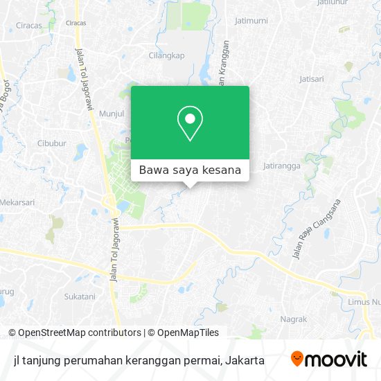 Peta jl tanjung perumahan keranggan permai