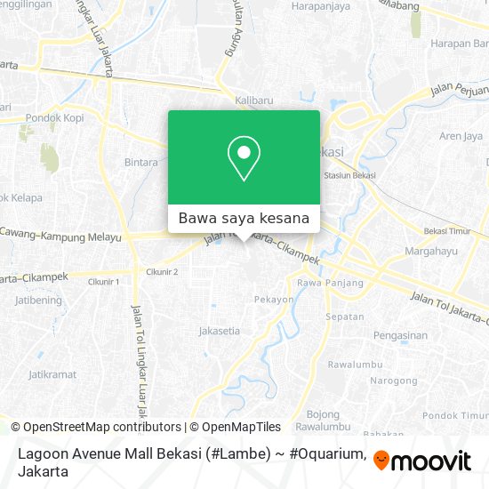 Peta Lagoon Avenue Mall Bekasi (#Lambe) ~ #Oquarium