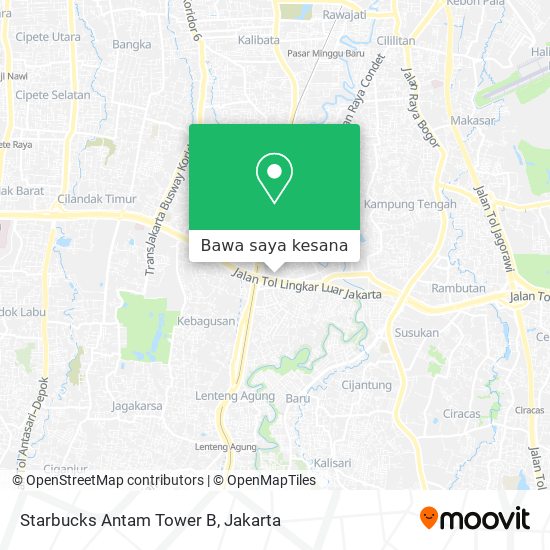 Peta Starbucks Antam Tower B
